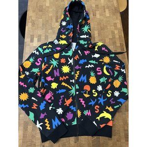 NWT Moschino Swim Full Zip Hoodie Jacket Size XS NEW